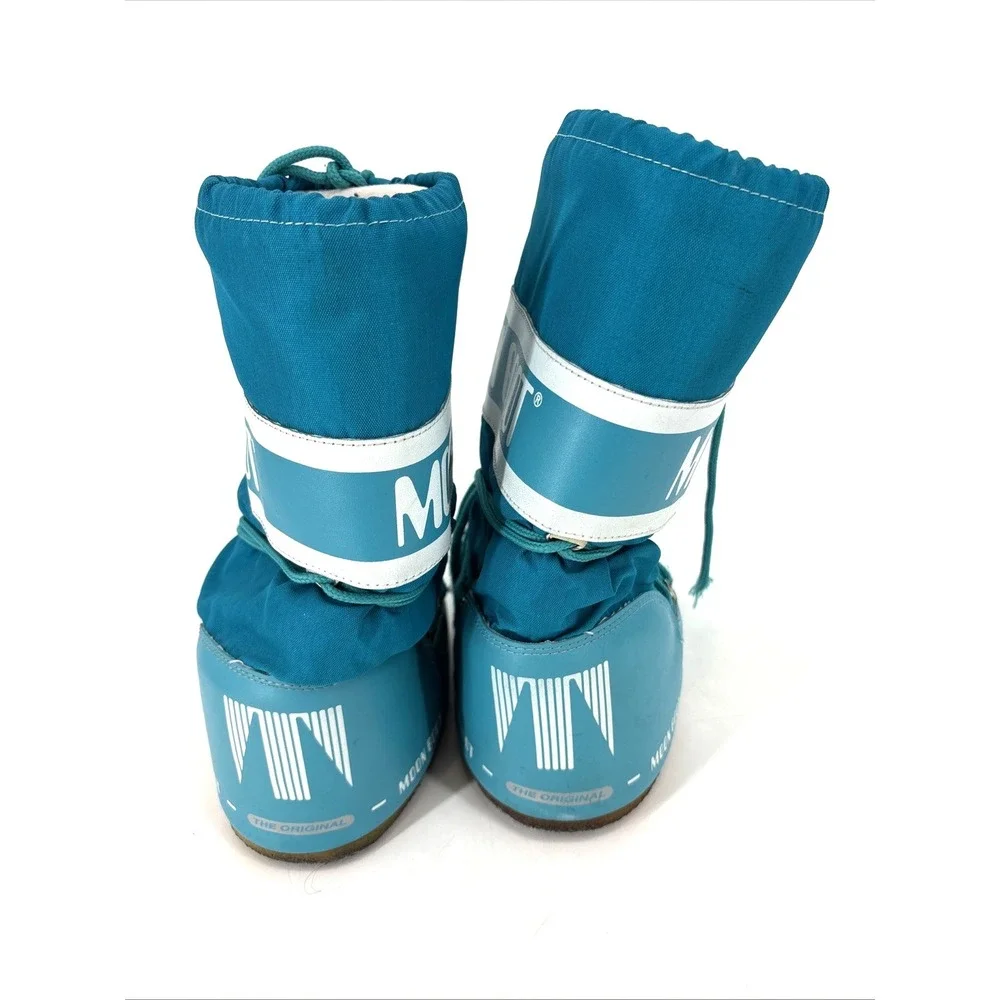 Moon Boot TEAL BLUE ICON NYLON BOOTS sz 35/38 (EU)  5‎ - 7.5